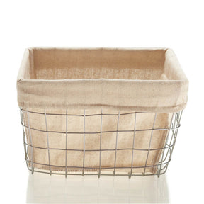 Fence Wrought Iron Cotton Storage Medium Basket - Homewares Default Title BUBULAND HOME