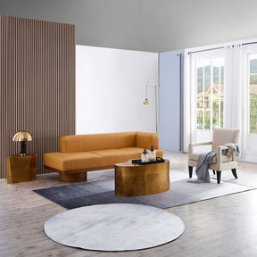 George Leather Daybed Sofa BUBULAND HOME