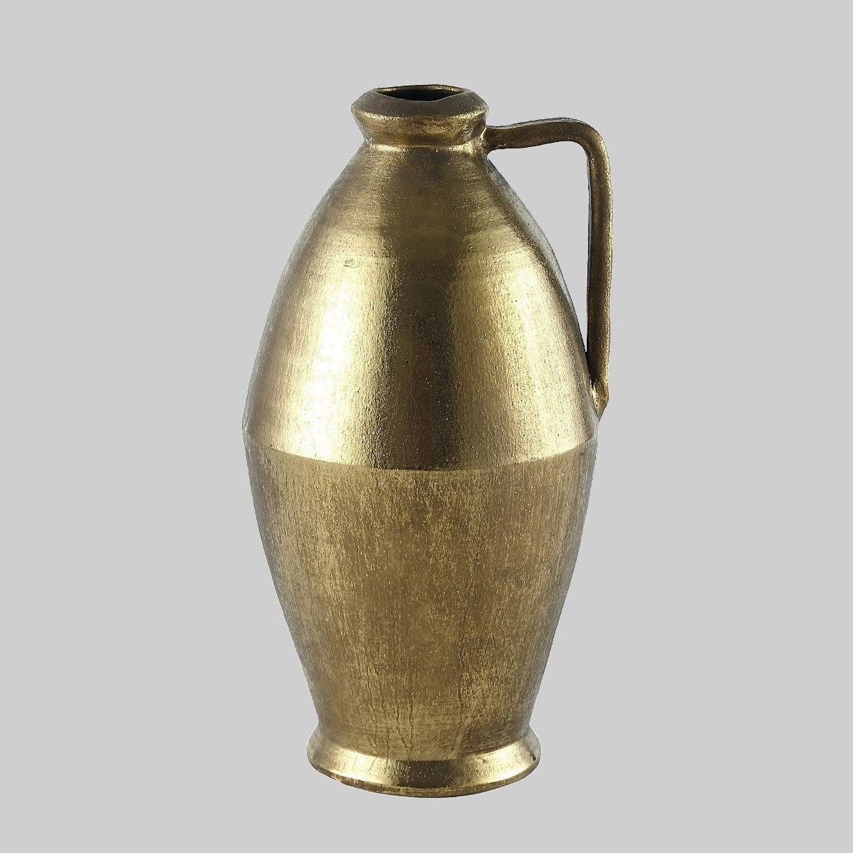 Gold Ceramic Vase Large BUBULAND HOME