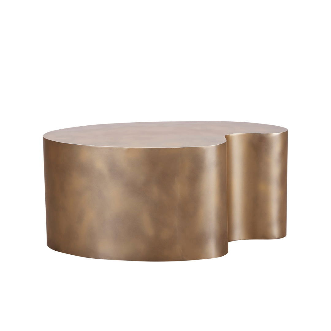 Golden Brass Coffee Table - BUBULAND HOME