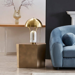 Golden Brass Side Table BUBULAND HOME
