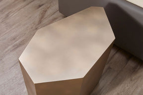 Golden Brass Side Table BUBULAND HOME
