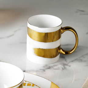 Golden Paint Brush Mug - Tableware Default Title BUBULAND HOME
