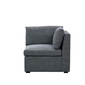 Hamilton L-Shaped Modular Sofa - Navy & Grey Weave BUBULAND HOME