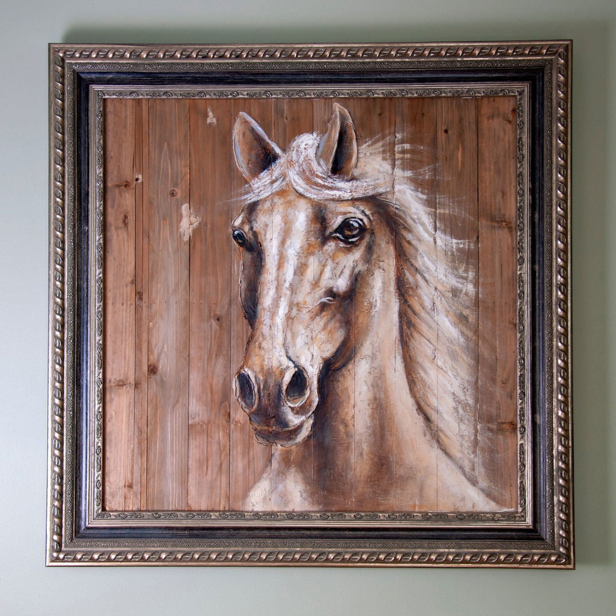 Hand Painted Horse Wall Art BUBULAND HOME