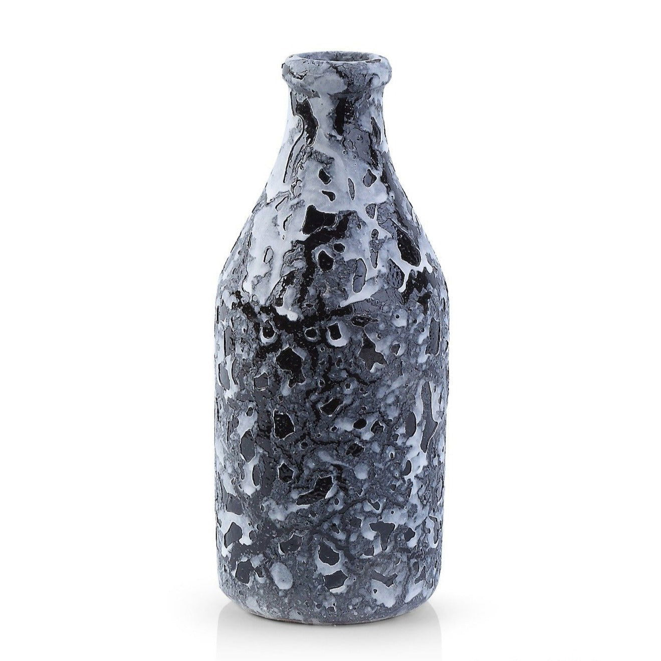 Icy Layered Ceramic Vase - BUBULAND HOME