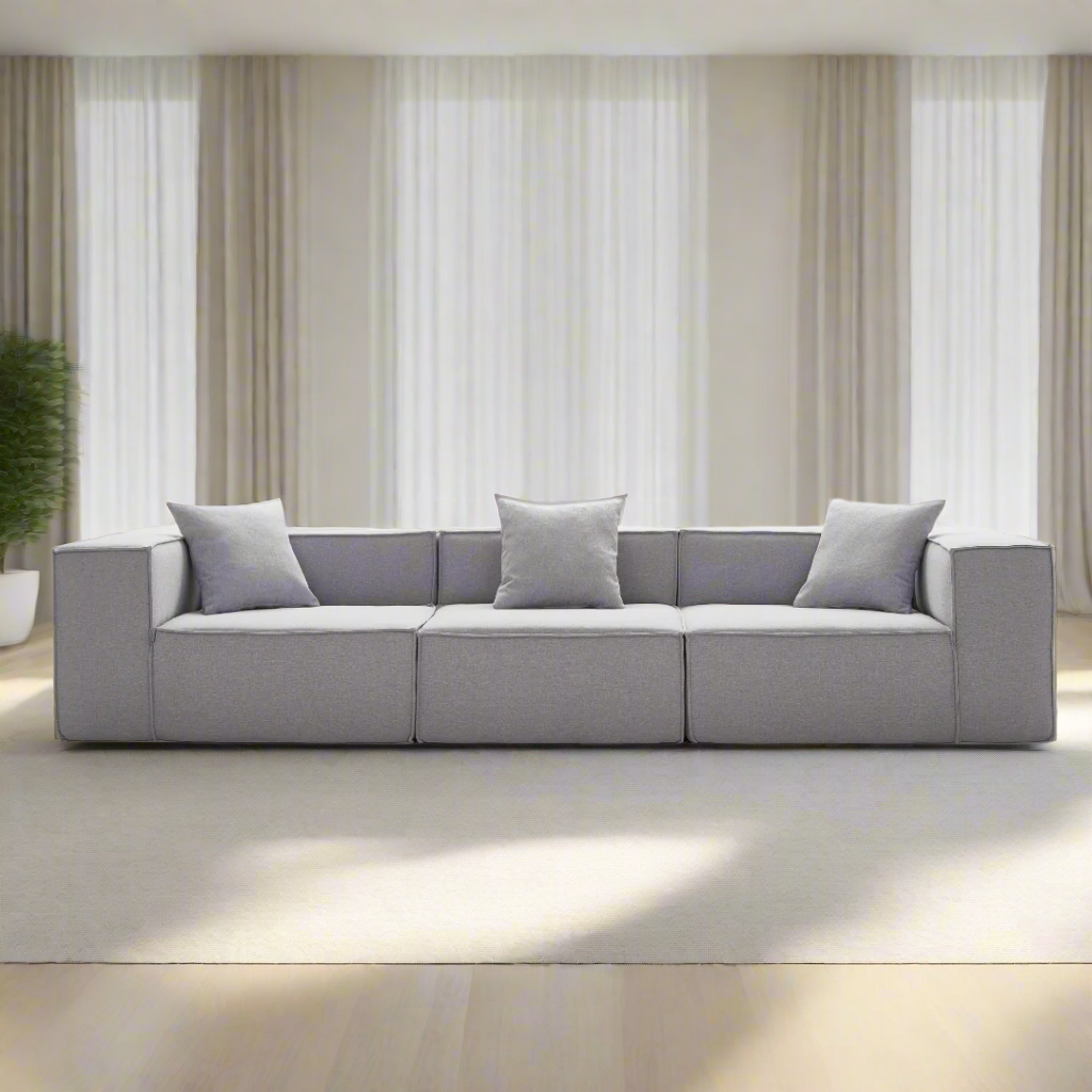 Linea Modular Sofa - Weaved Fabric BUBULAND HOME