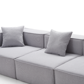 Linea Modular Sofa - Weaved Fabric BUBULAND HOME