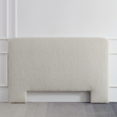Lisa Bedhead with Bottom Cable Management Cutout - Weave Oatmeal - Bedhead Queen / Weave Oatmeal BUBULAND HOME