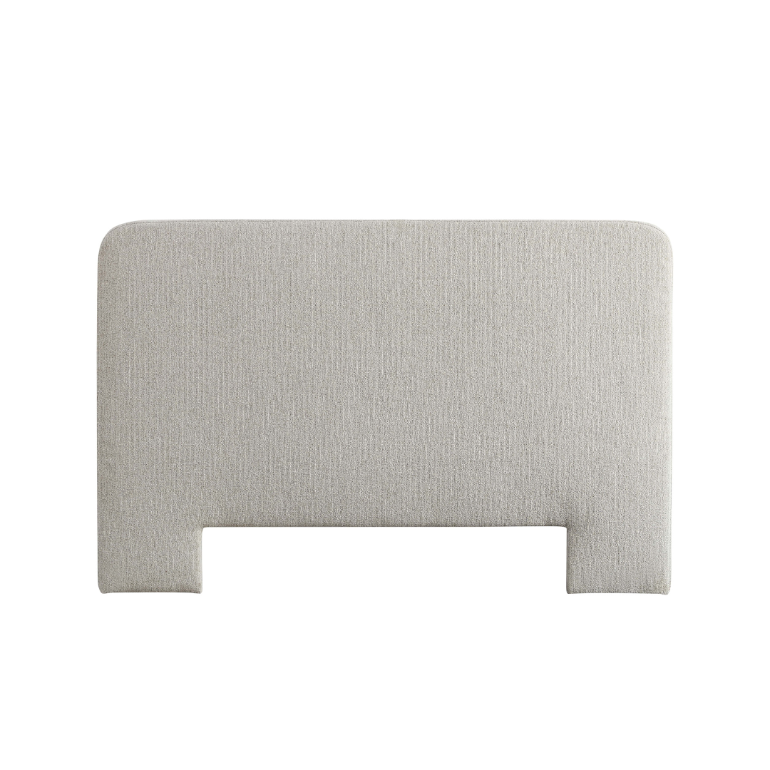 Lisa Bedhead with Bottom Cable Management Cutout - Weave Oatmeal - Bedhead Queen / Weave Oatmeal BUBULAND HOME