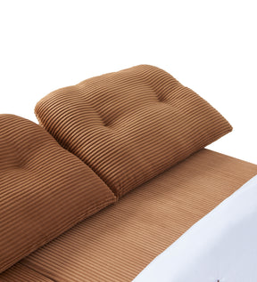 Loop Convertible Sofa Bed - Textured Fabric - sofa Natural White Textured Fabric BUBULAND HOME