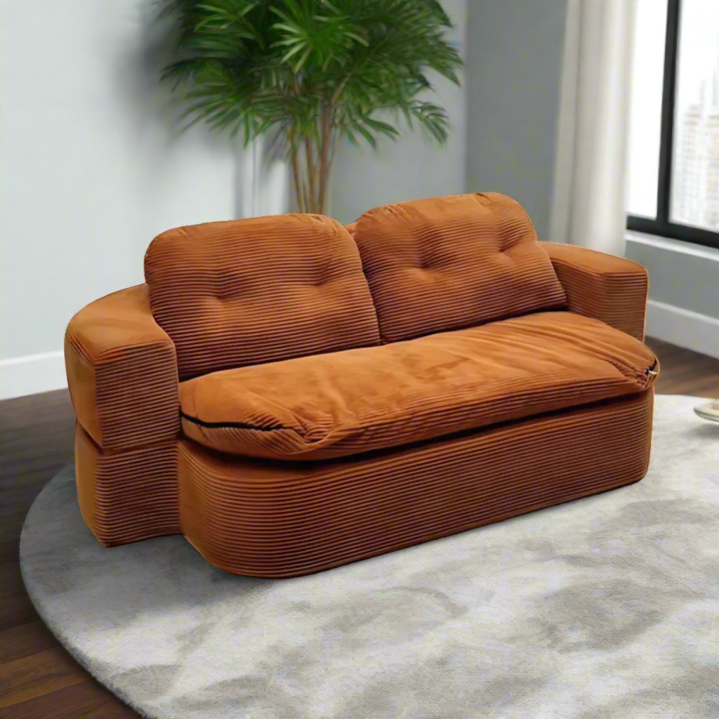 Loop Convertible Sofa Bed - Textured Fabric BUBULAND HOME