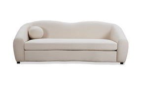Louis 3 Seater Boucle Sofa - Natural White - sofa Natural White Boucle BUBULAND HOME