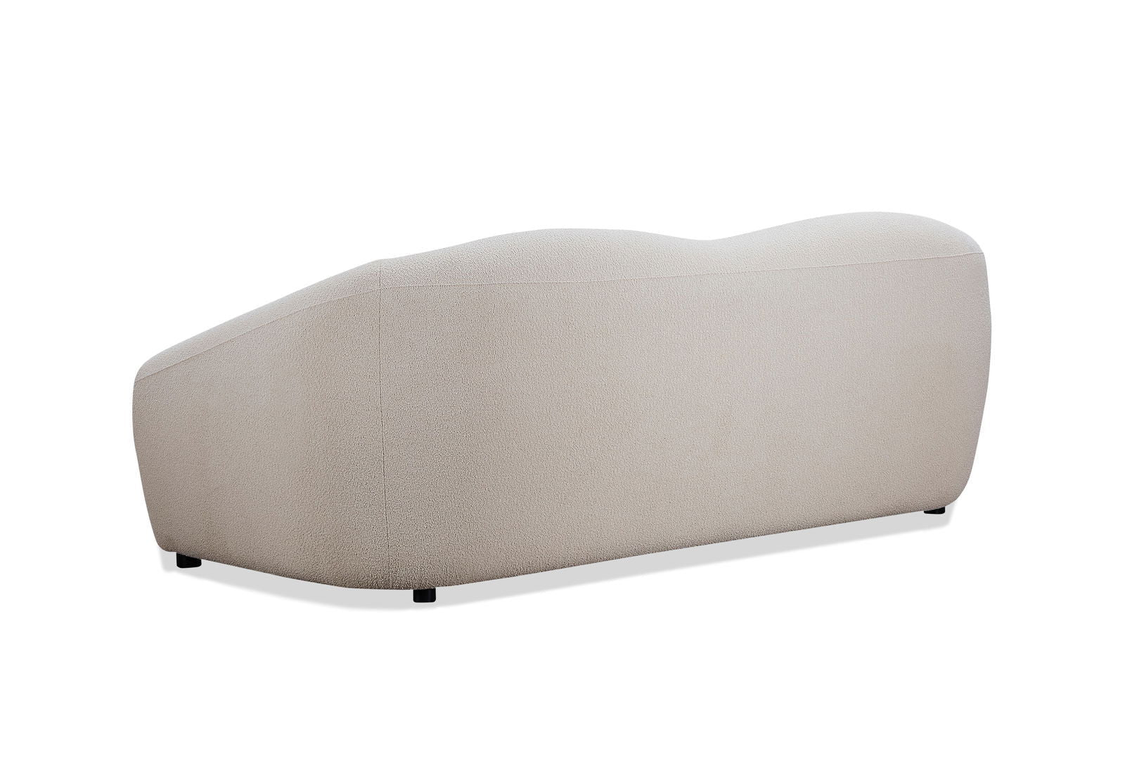 Louis 3 Seater Boucle Sofa - Natural White - sofa Natural White Boucle BUBULAND HOME