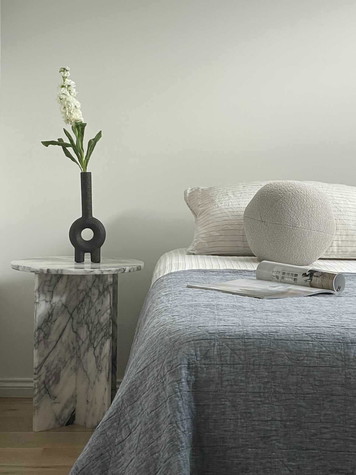 Louis Ball Cushions - Dove Grey Boucle BUBULAND HOME