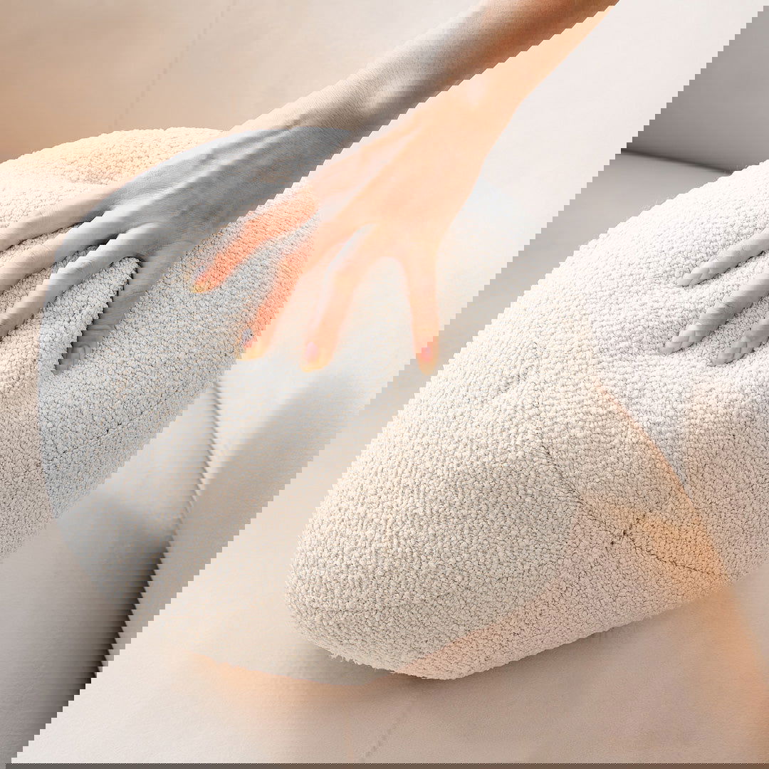 Louis Ball Cushions -  Peach Pink Velvet BUBULAND HOME