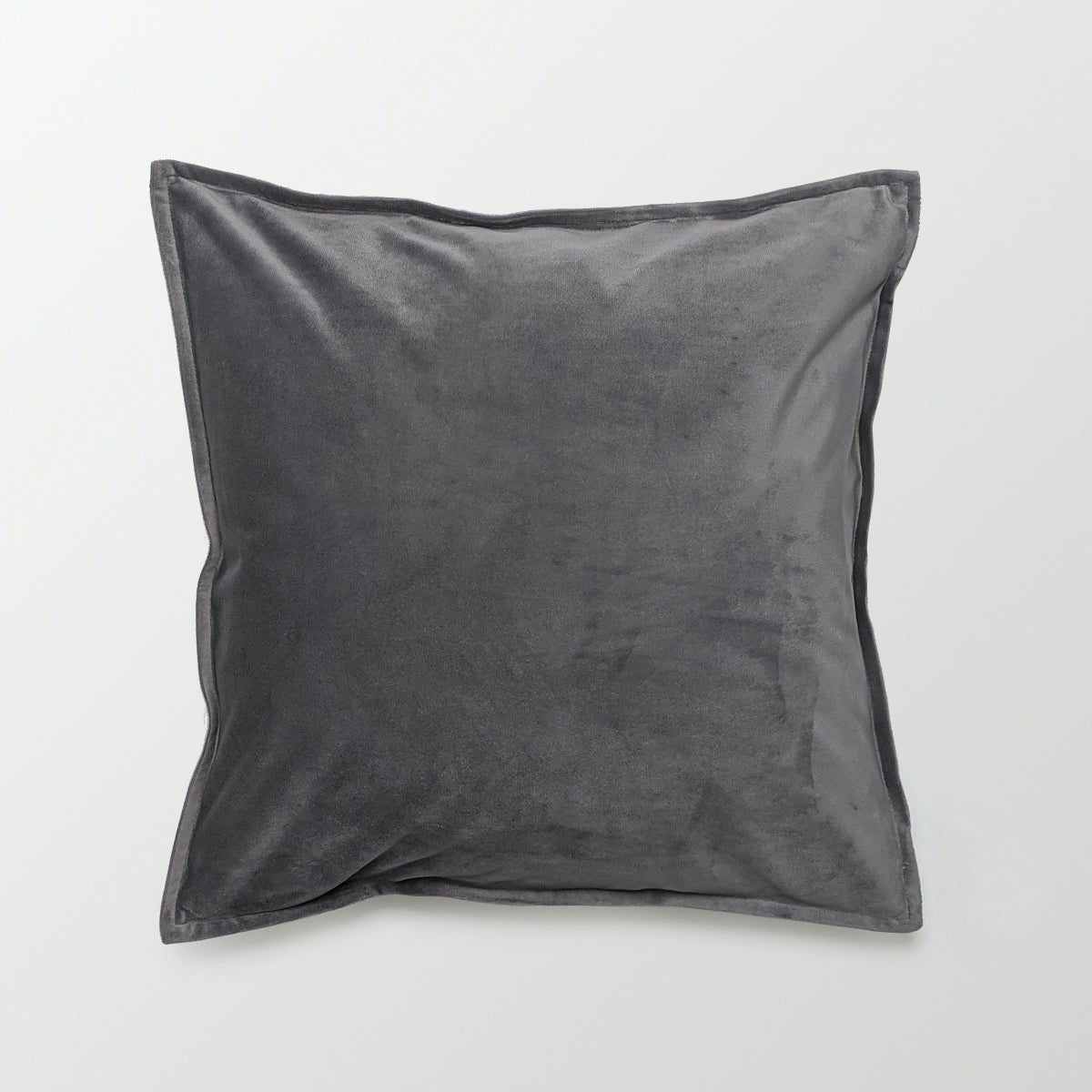 Luna Velvet & Linen Cushion | Dove Grey Square BUBULAND HOME