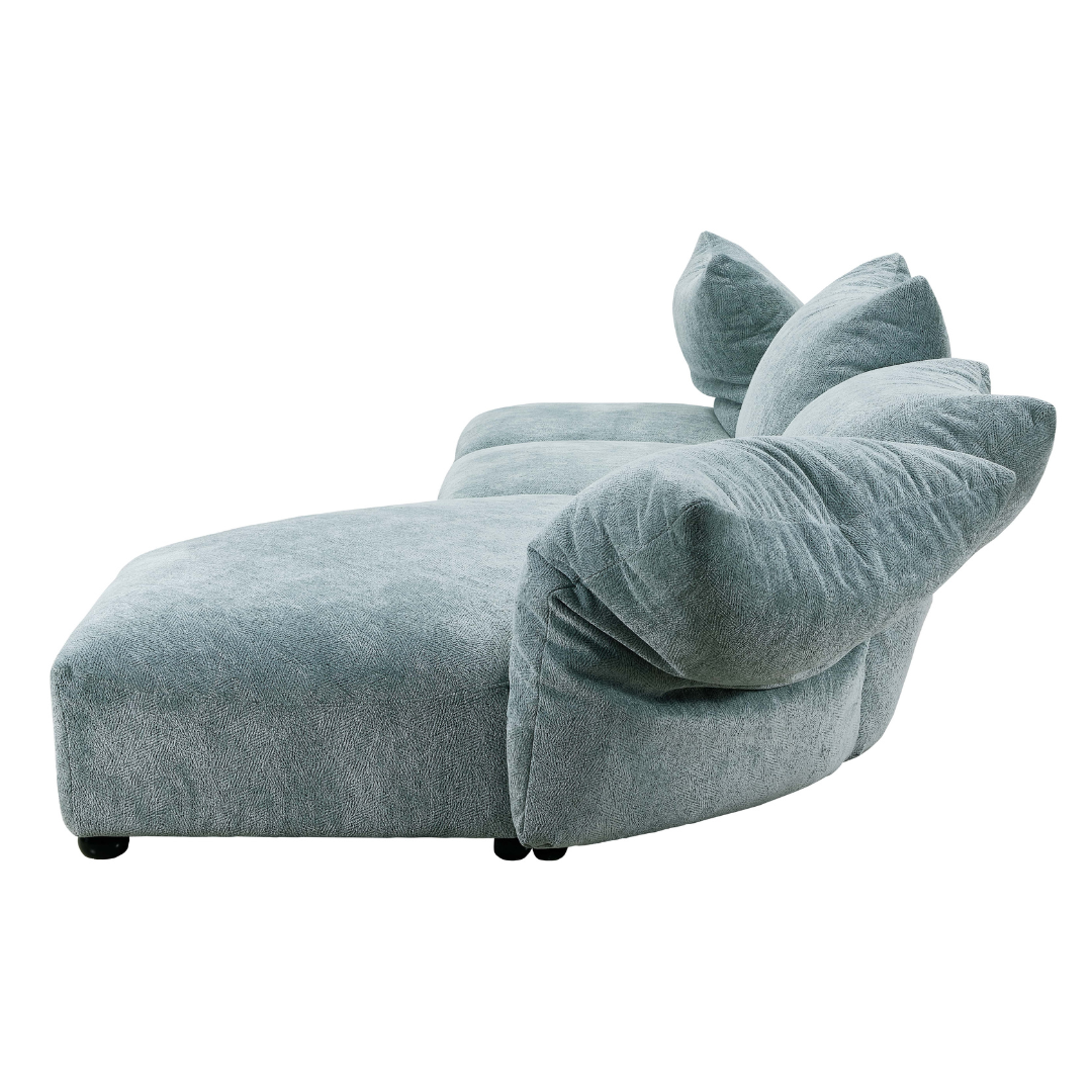 Marine Modular Sofa on Side View in White Background