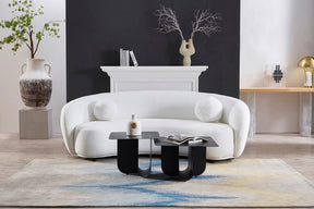 Matt Black Coffee Table - BUBULAND HOME