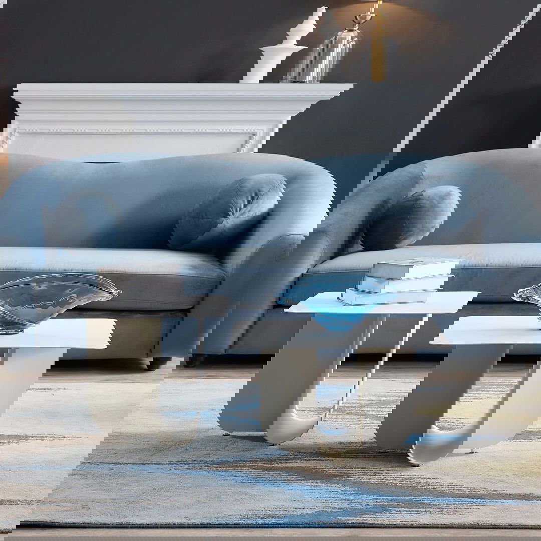Matt White Coffee Table - BUBULAND HOME