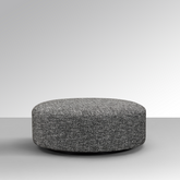 Moon Round Ottoman - Dual Colours Black/White BUBULAND HOME