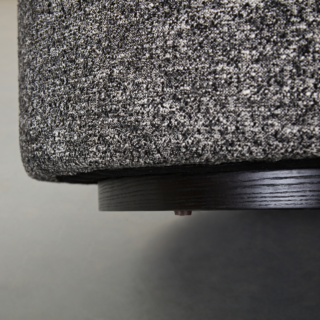 Moon Round Ottoman - Dual Colours Black/White BUBULAND HOME
