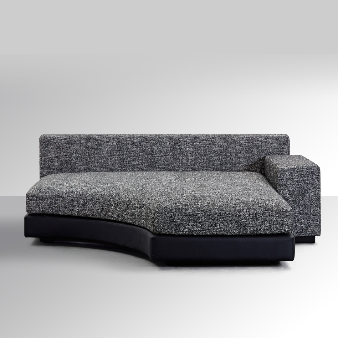 Moon Semi Circle Modular Sofa - Dual Colours Black/White BUBULAND HOME