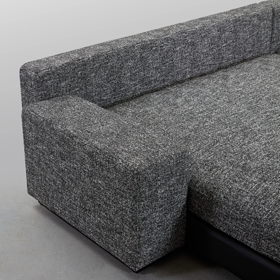 Moon Semi Circle Modular Sofa - Dual Colours Black/White BUBULAND HOME