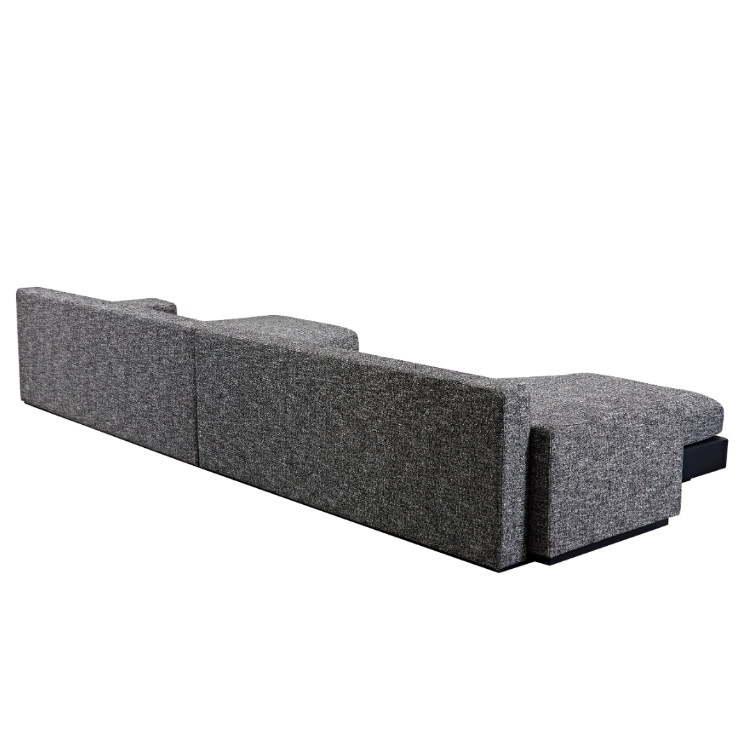 Moon Semi Circle Modular Sofa - Dual Colours Black/White BUBULAND HOME