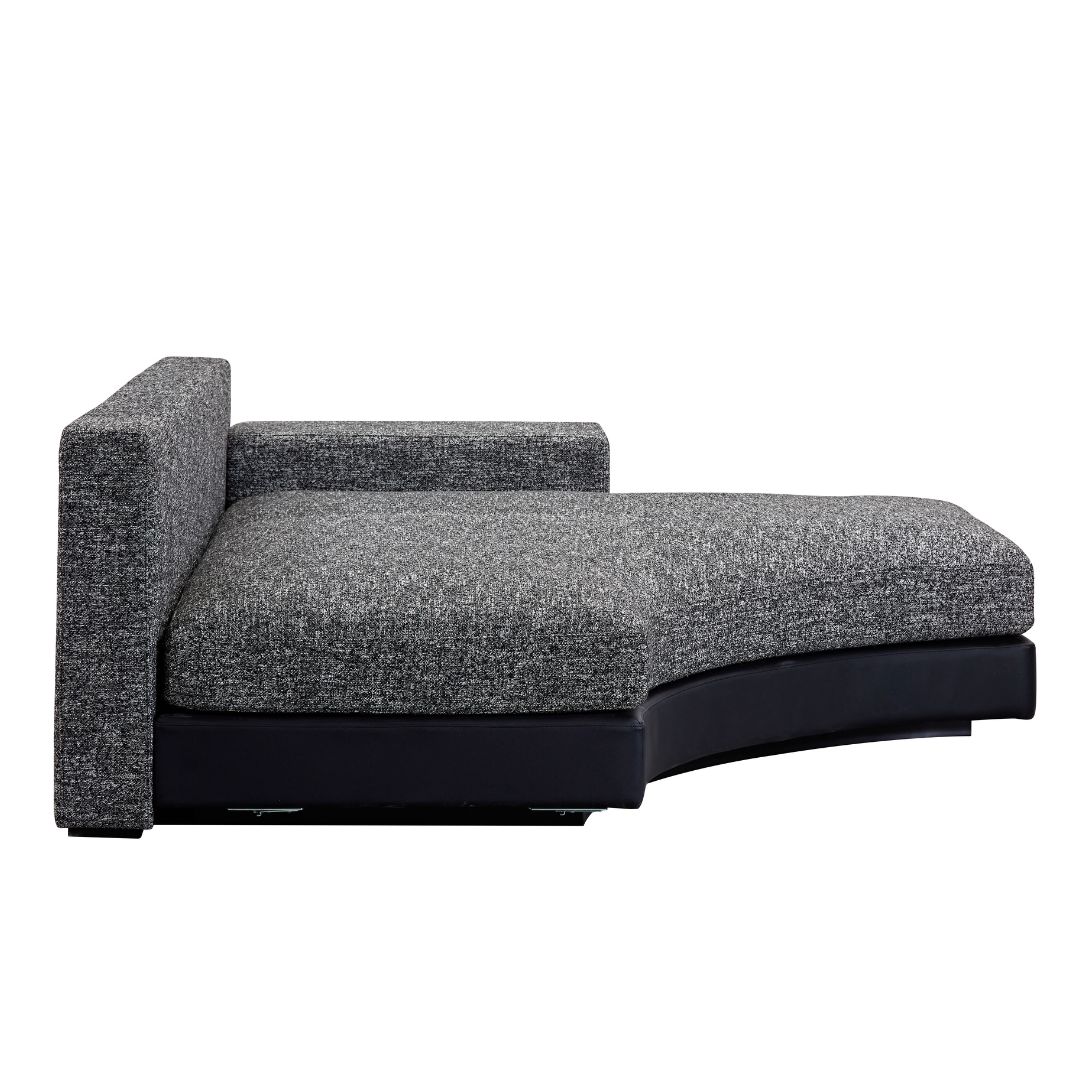 Moon Semi Circle Modular Sofa - Dual Colours Black/White BUBULAND HOME