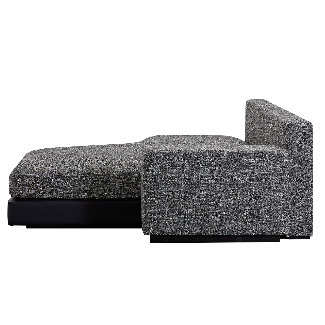 Moon Semi Circle Modular Sofa - Dual Colours Black/White BUBULAND HOME