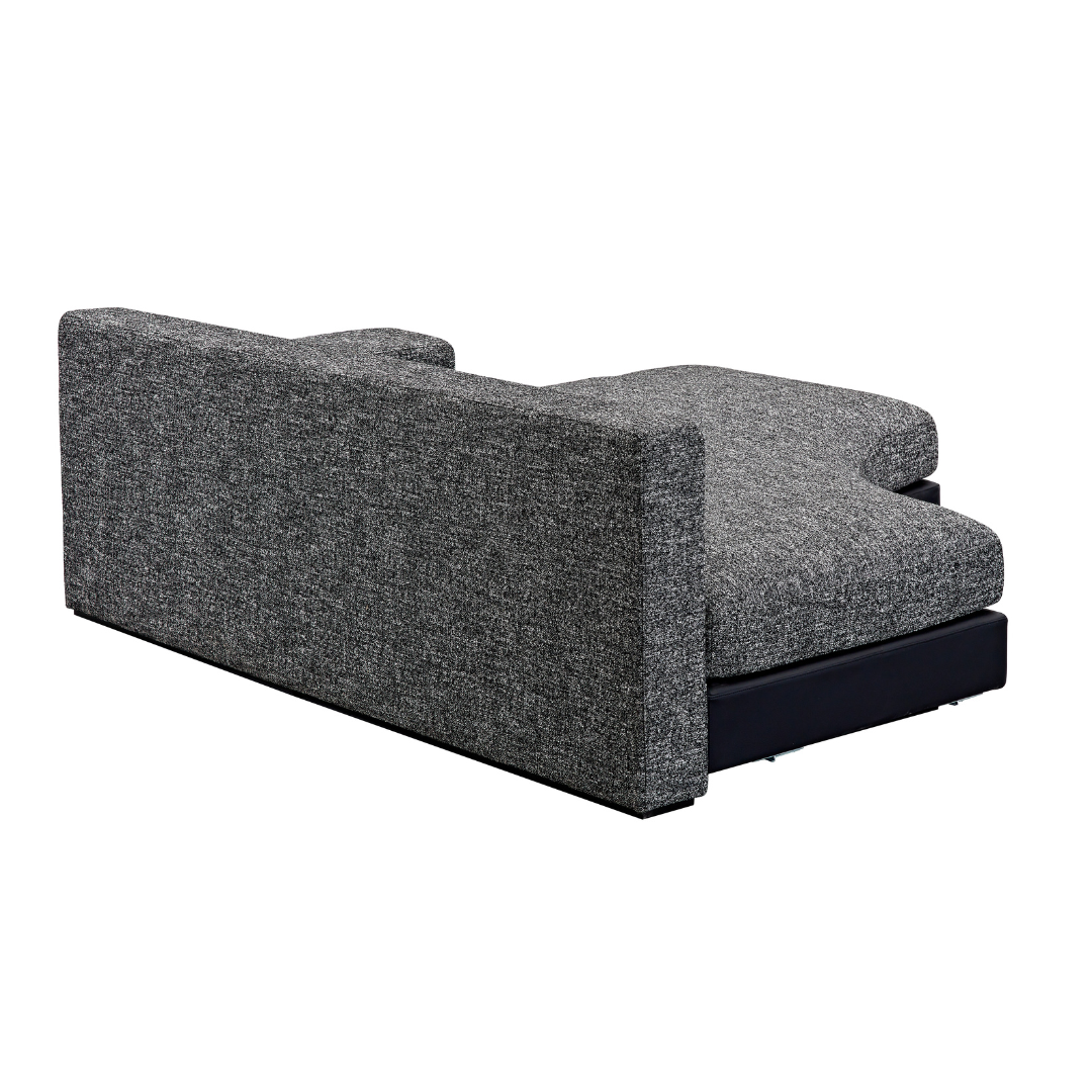 Moon Semi Circle Modular Sofa - Dual Colours Black/White BUBULAND HOME