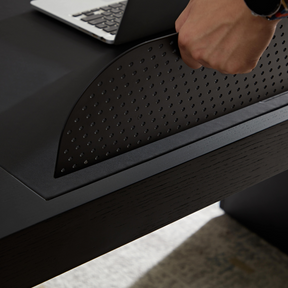 Morden Multi-Functional Freestanding Desk - Black BUBULAND HOME