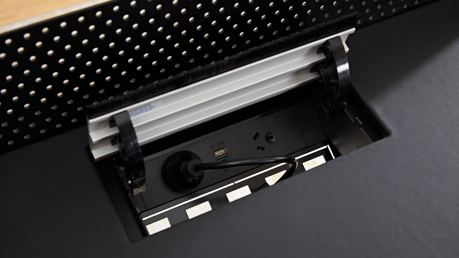 Morden Multi-Functional Freestanding Desk - Black BUBULAND HOME