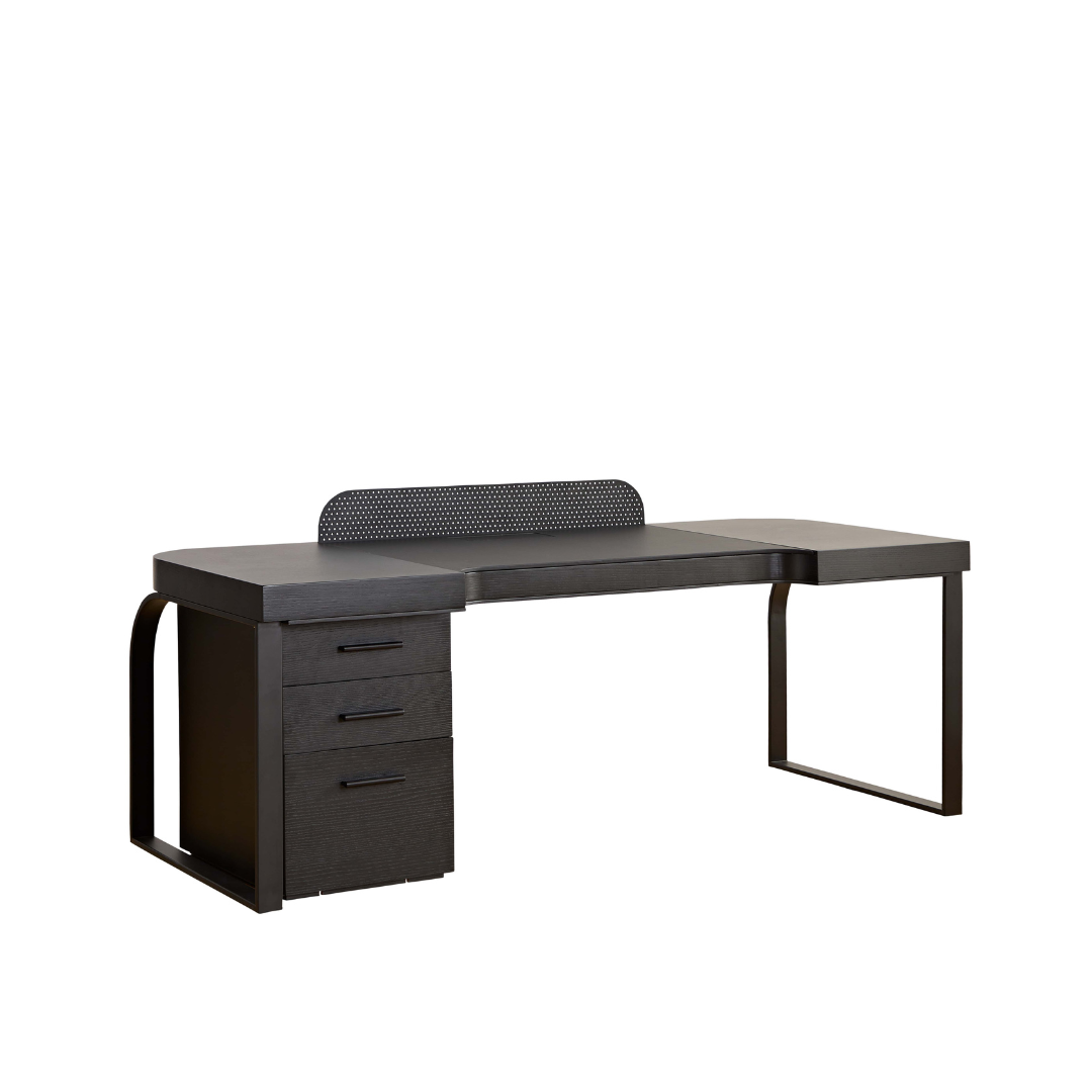 Morden Multi-Functional Freestanding Desk - Black BUBULAND HOME