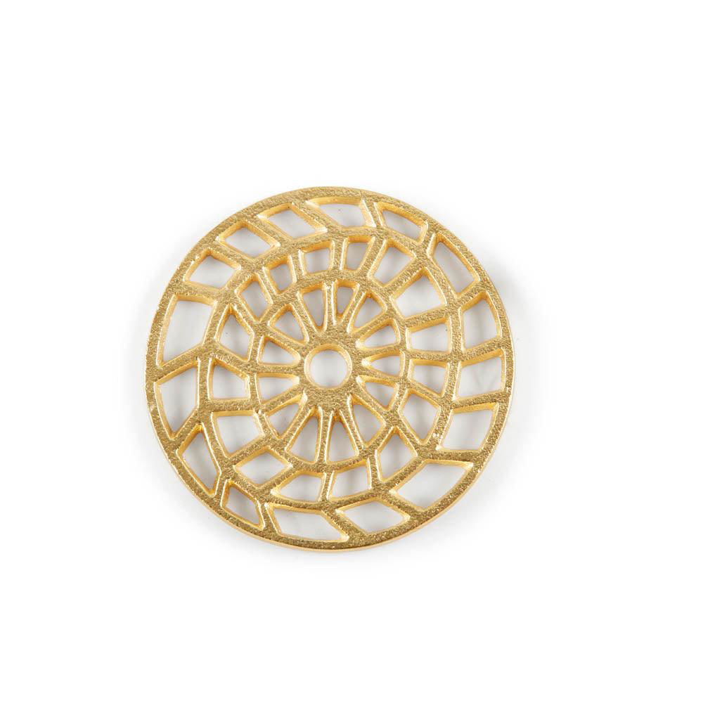 Noble Aluminium Coaster Crackle - Set of 4 BUBULAND HOME