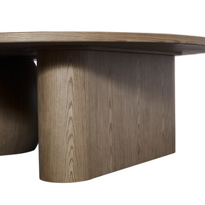 Orb  Timber Dining Table - Bar Base Detail