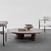 Orb Timber Coffee Table - Brown BUBULAND HOME