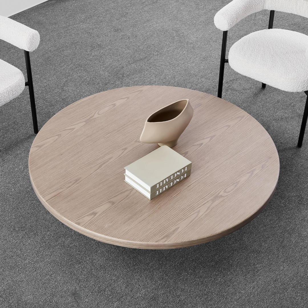 Orb Timber Coffee Table - Brown BUBULAND HOME
