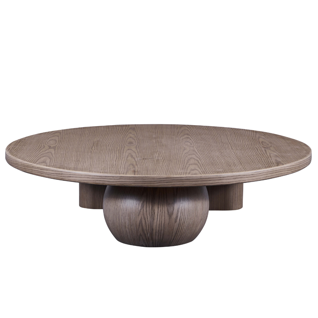 Orb Timber Coffee Table - Brown BUBULAND HOME
