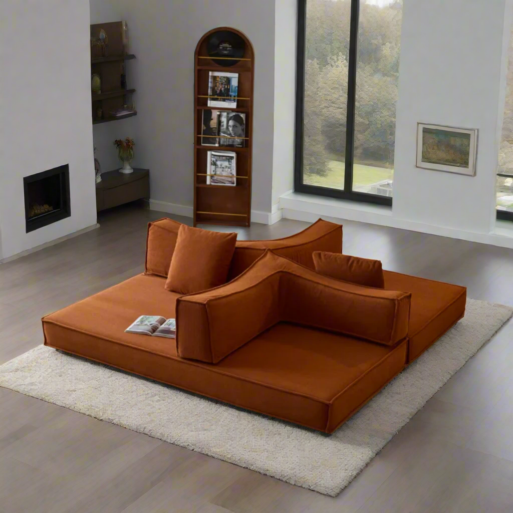 Orlo Convertible Sofa Bed - Corduroy BUBULAND HOME
