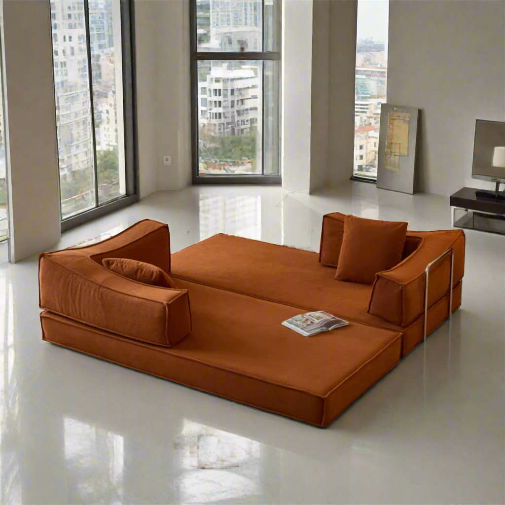 Orlo Convertible Sofa Bed - Corduroy BUBULAND HOME