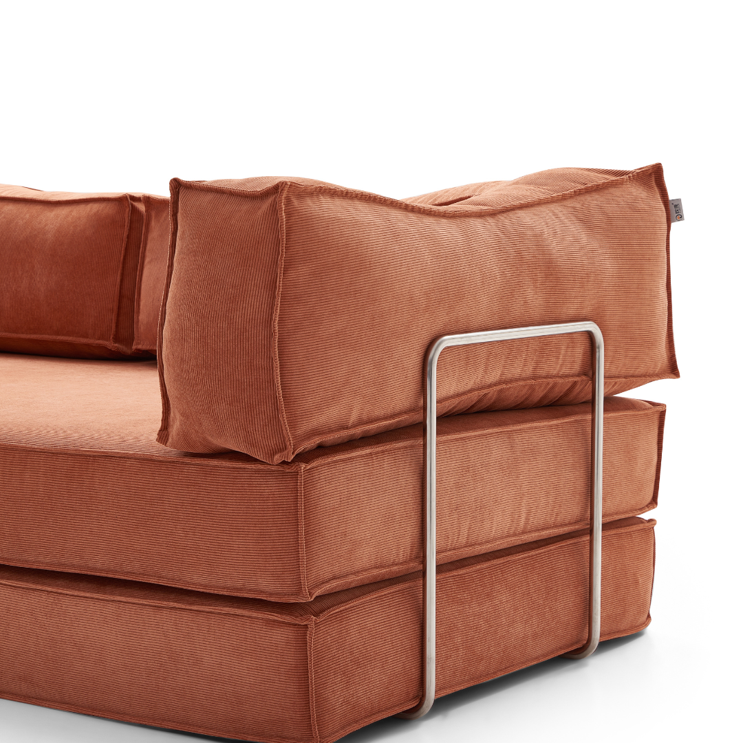 Orlo Convertible Sofa Bed - Corduroy BUBULAND HOME