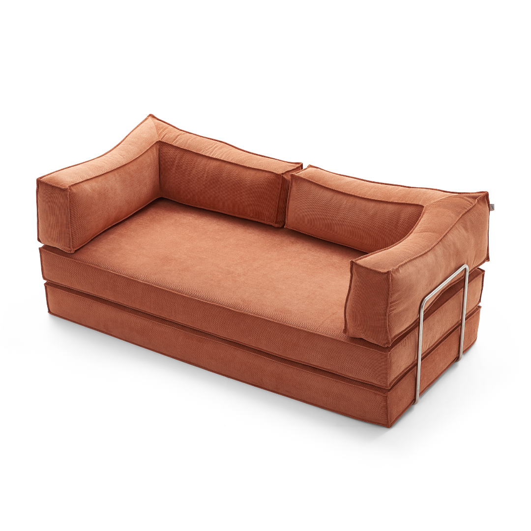 Orlo Convertible Sofa Bed - Corduroy BUBULAND HOME