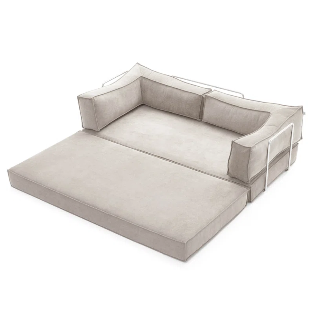Orlo Convertible Sofa Bed - Corduroy BUBULAND HOME