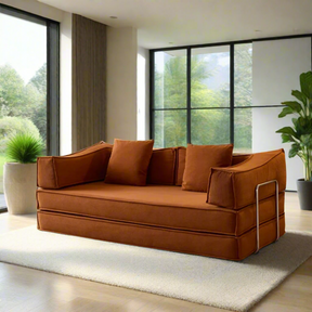 Orlo Convertible Sofa Bed - Corduroy BUBULAND HOME