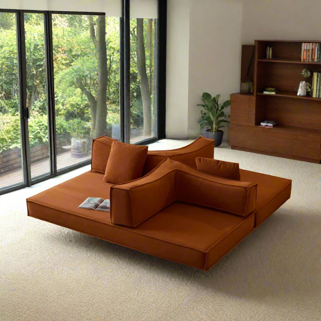Orlo Convertible Sofa Bed - Corduroy BUBULAND HOME
