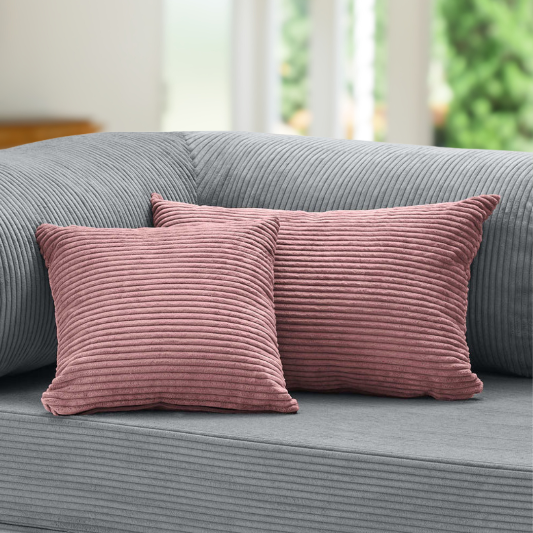 Belle Square and Rectangle Cushion - Corduroy BUBULAND HOME