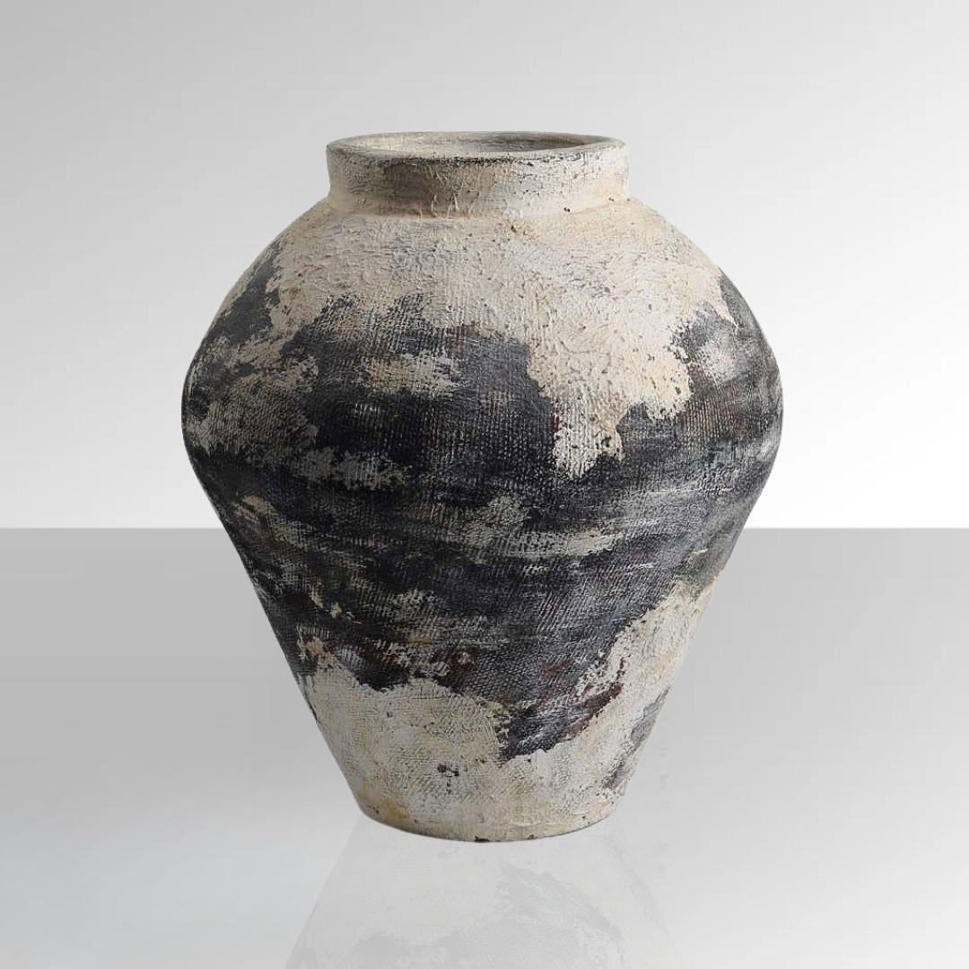 Ash Rustic Ceramic Floor Vase