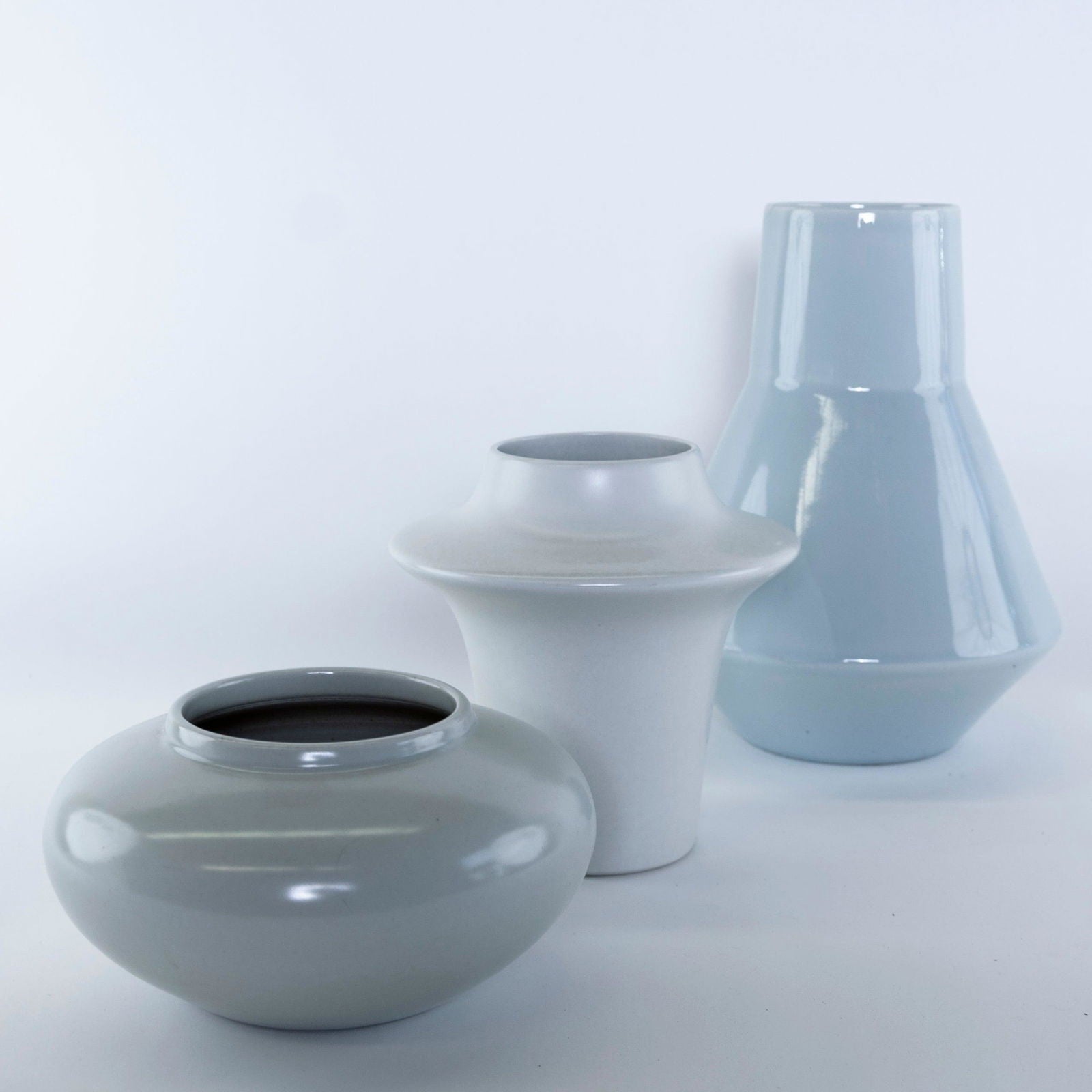 Purity Series Ceramic Vases - vases 01 12cm H x 22cm W BUBULAND HOME